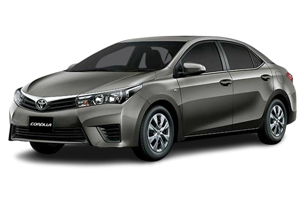 Image of a clean white Honda City for rent in Islamabad from Micro Car Rental.