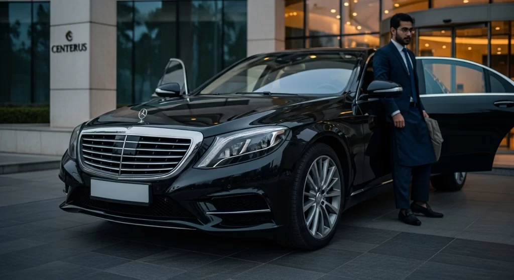 Luxury car for rent at micro car rental