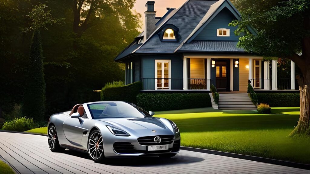 Luxury silver convertible sports car rental in Islamabad. Book your premium ride with Micro Car Rental today.