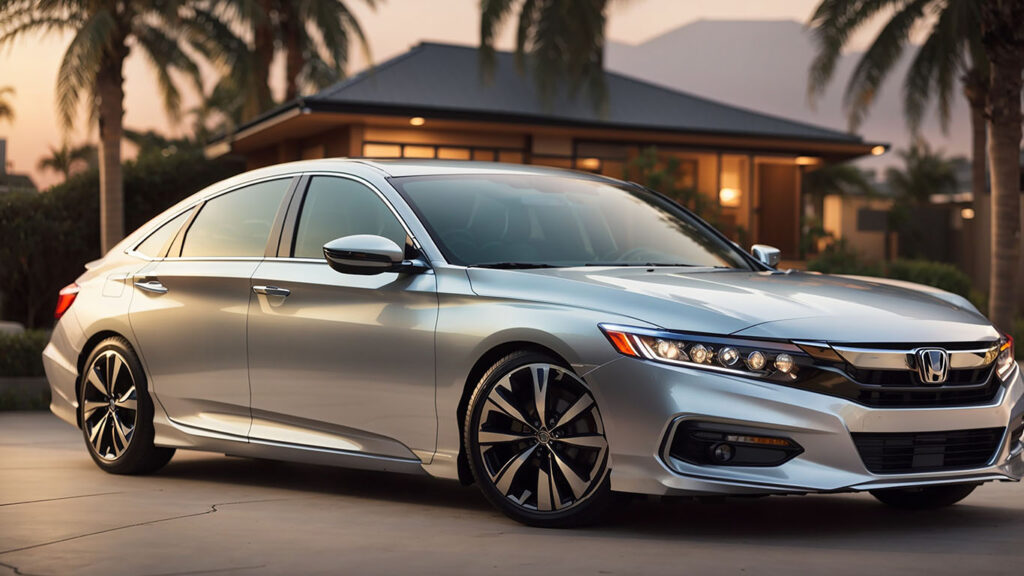 Silver executive sedan with a spacious, comfortable interior, ideal for family trips or corporate use. Book this reliable car from Micro Car Rental in Islamabad.