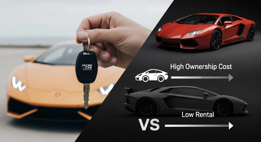 personal car vs low rental car for luxury trip