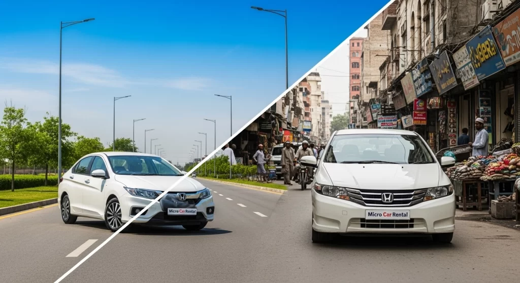 islamabad vs rawalpindi car rental rates